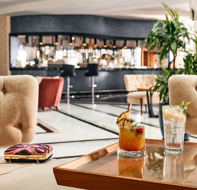 Jacaranda Hotels Lobby Bar List Card