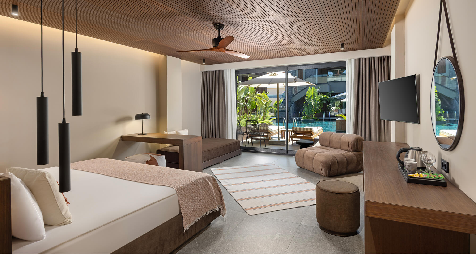 Jacaranda Luxury Konaklama Swim Up Junior Suite Galeri 3