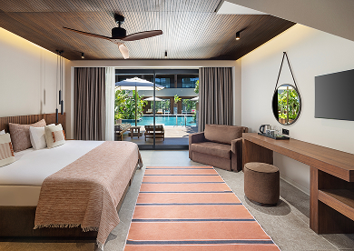 Jacaranda Luxury Konaklama Standart Havuz Manzaralı Bungalov Detay 1